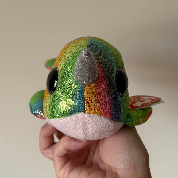 The Beanie Boo's Collection Nori Narwhal Stuffed Animal - Picture 3 of 12